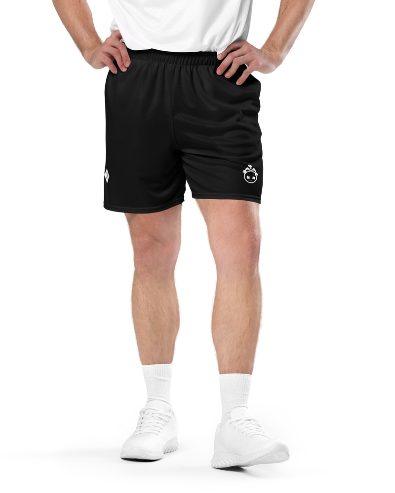 Jester Head and Diamonds Mesh Shorts