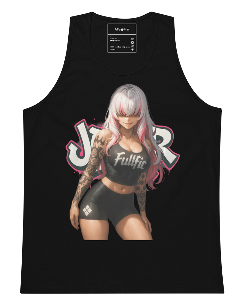 "Pink Bangs Gym Baddie" Tank Top