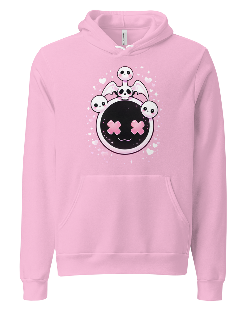 Ladies Pink Jester Hoodie