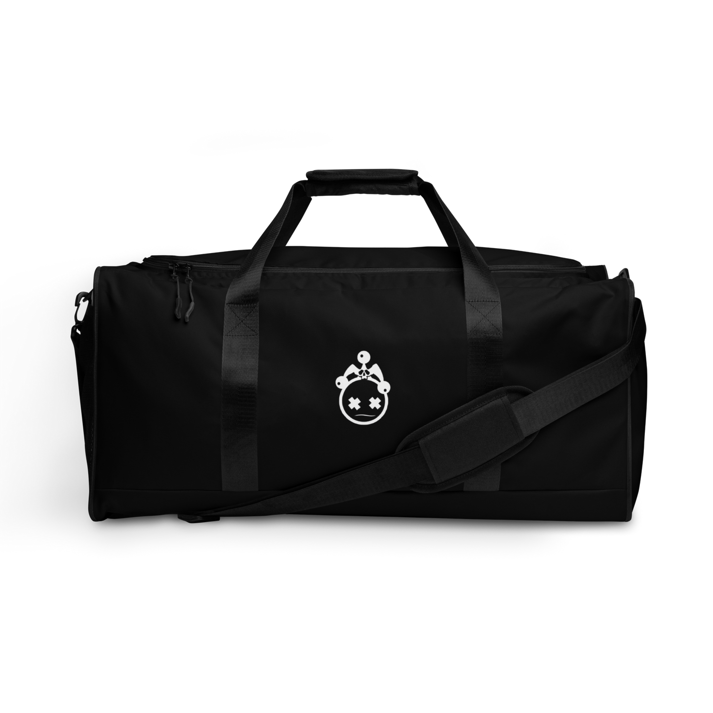 Black Jester Head Duffle Bag