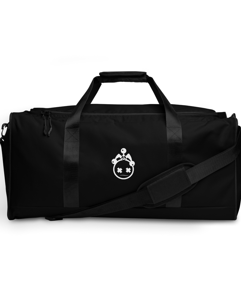 Black Jester Head Duffle Bag