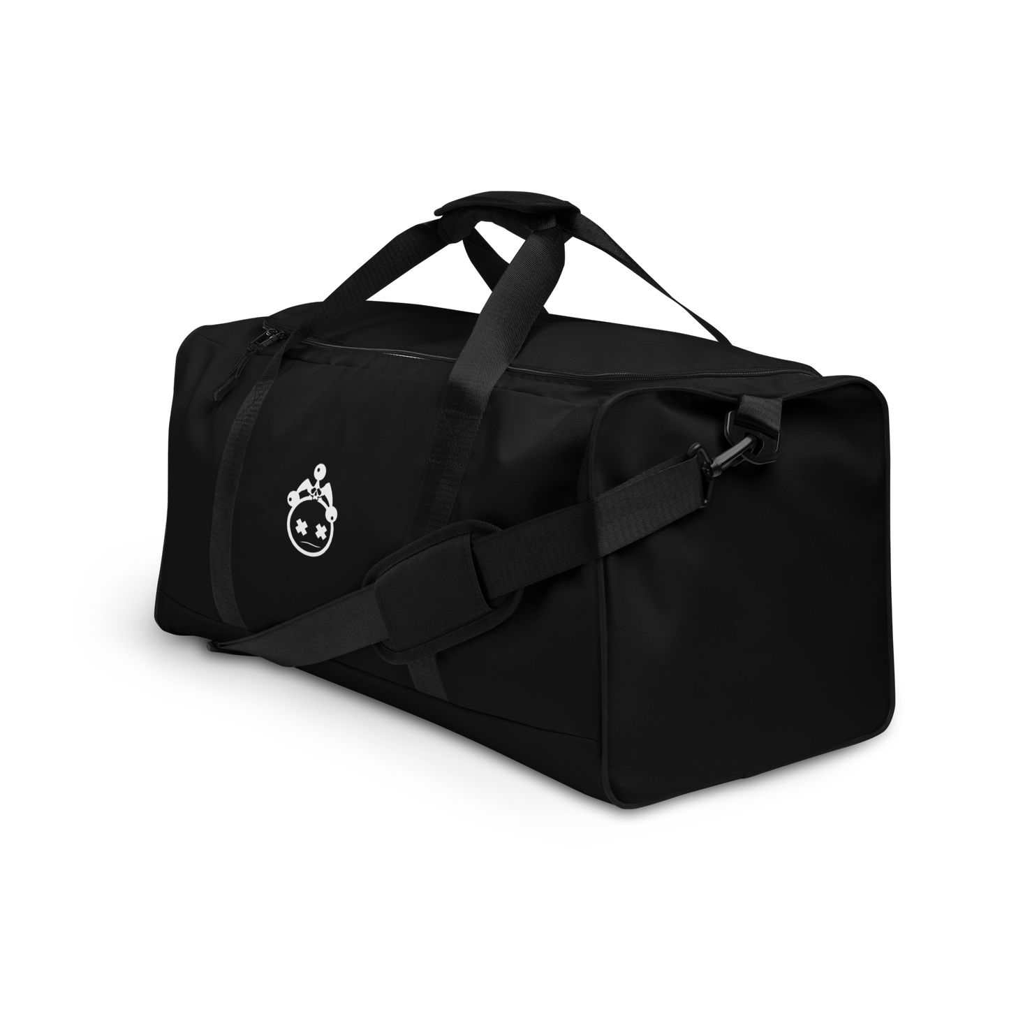 Black Jester Head Duffle Bag