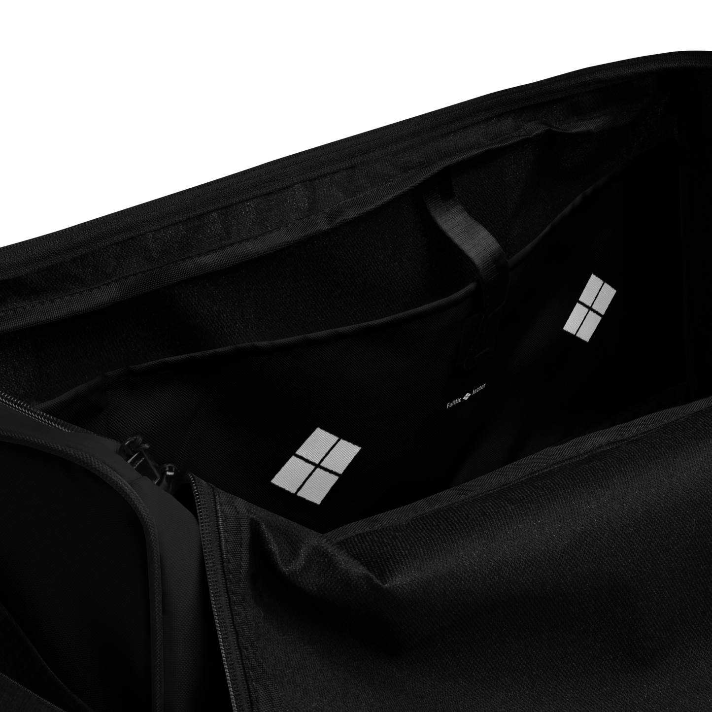 Black Jester Head Duffle Bag