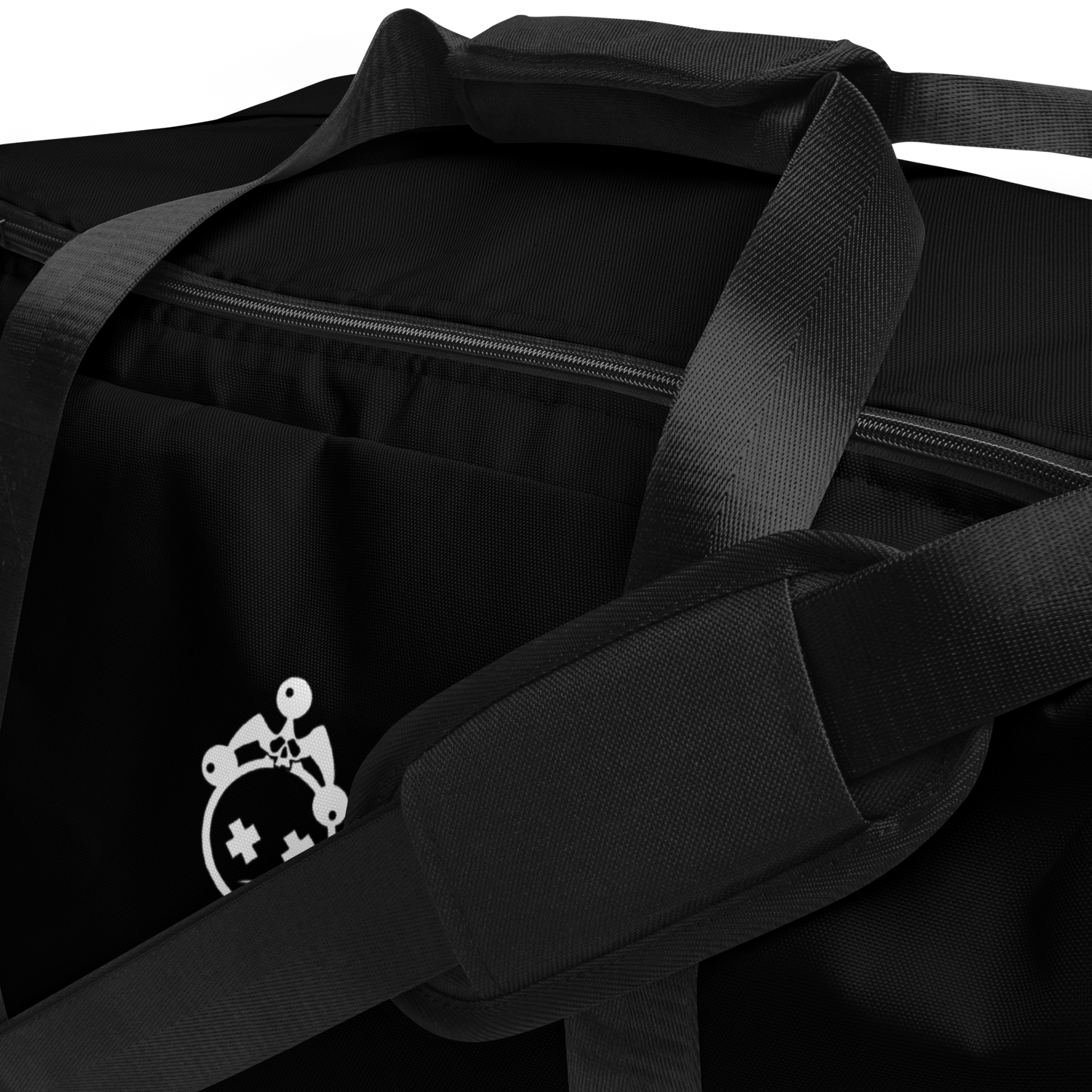 Black Jester Head Duffle Bag