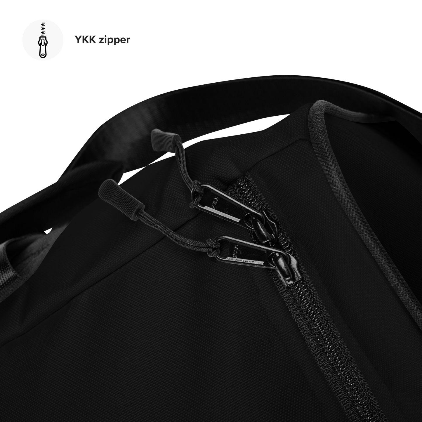 Black Jester Head Duffle Bag