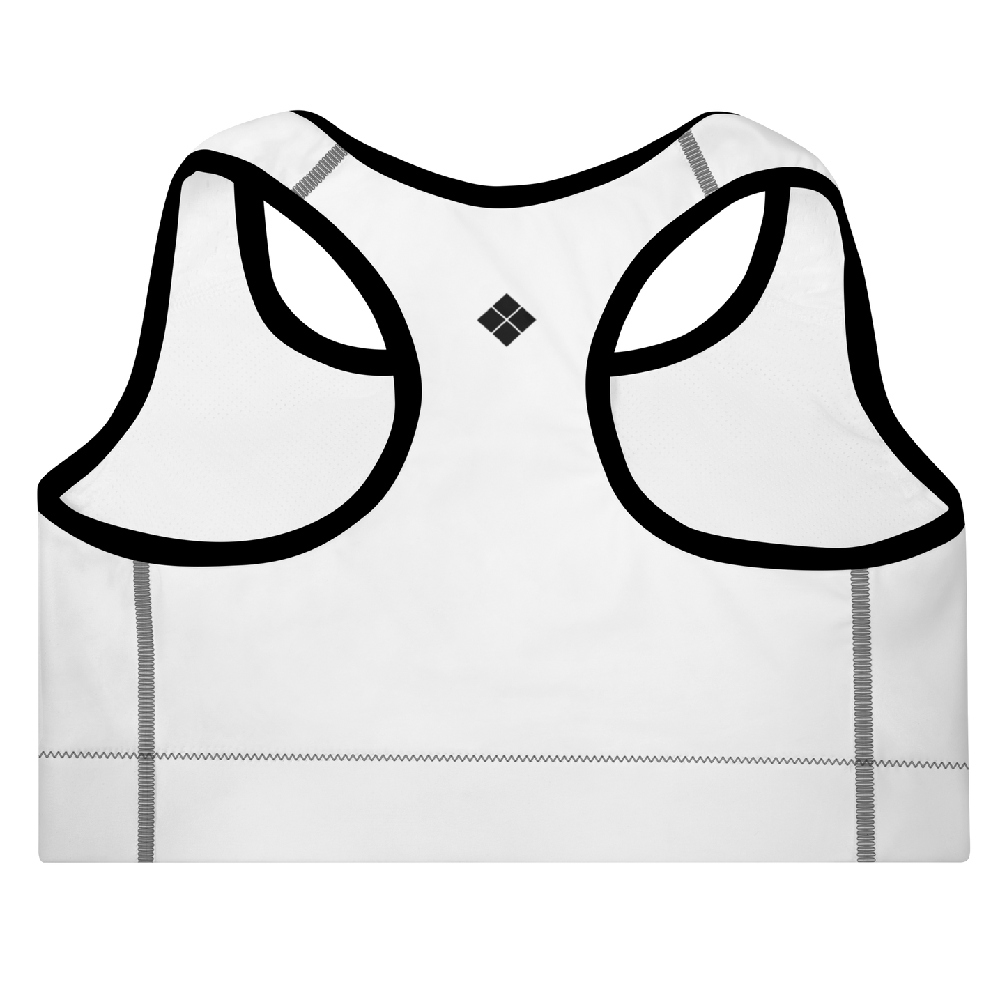 White Jester Padded Sports Bra