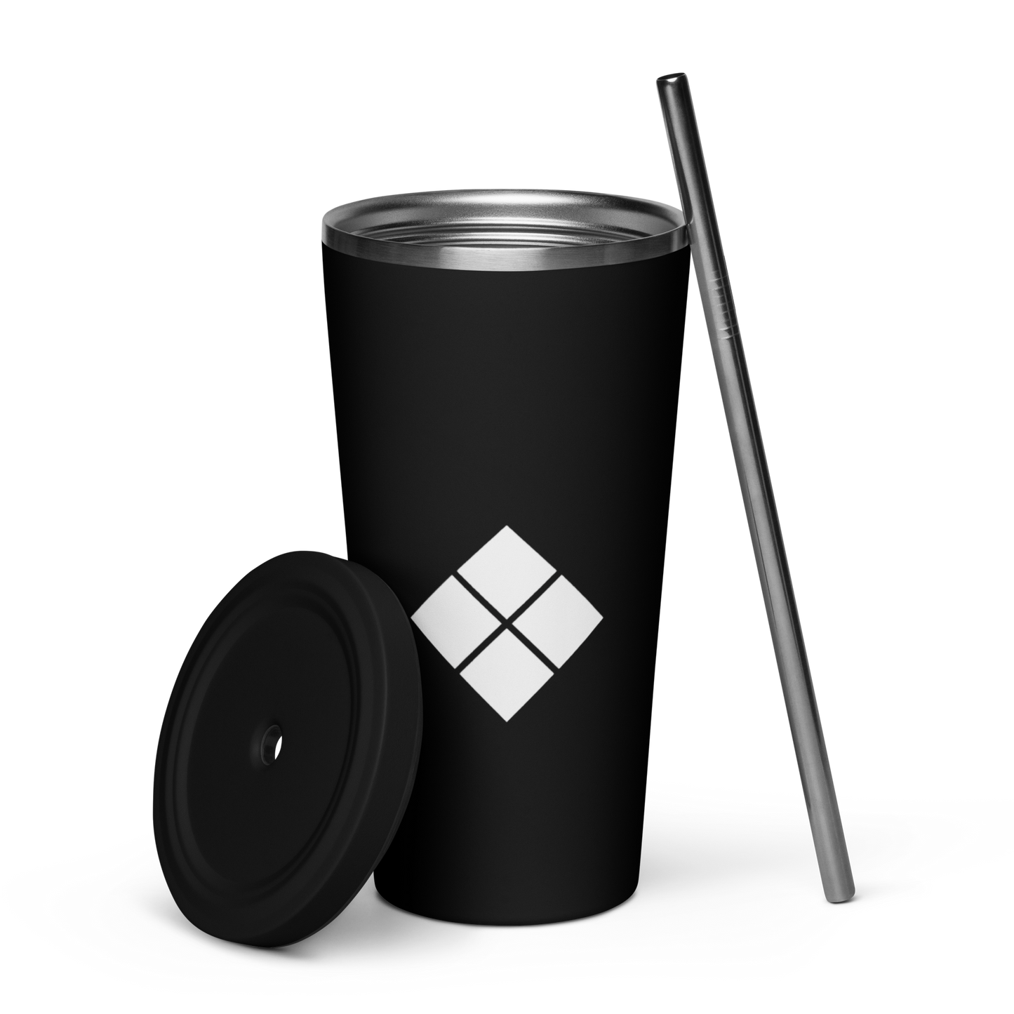 Jester and Diamonds Icon Tumbler With Straw