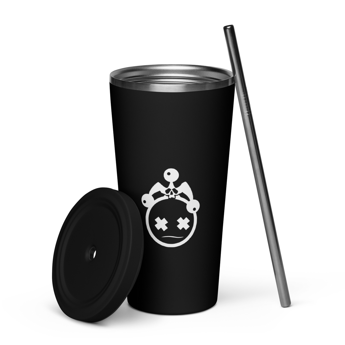 Jester and Diamonds Icon Tumbler With Straw