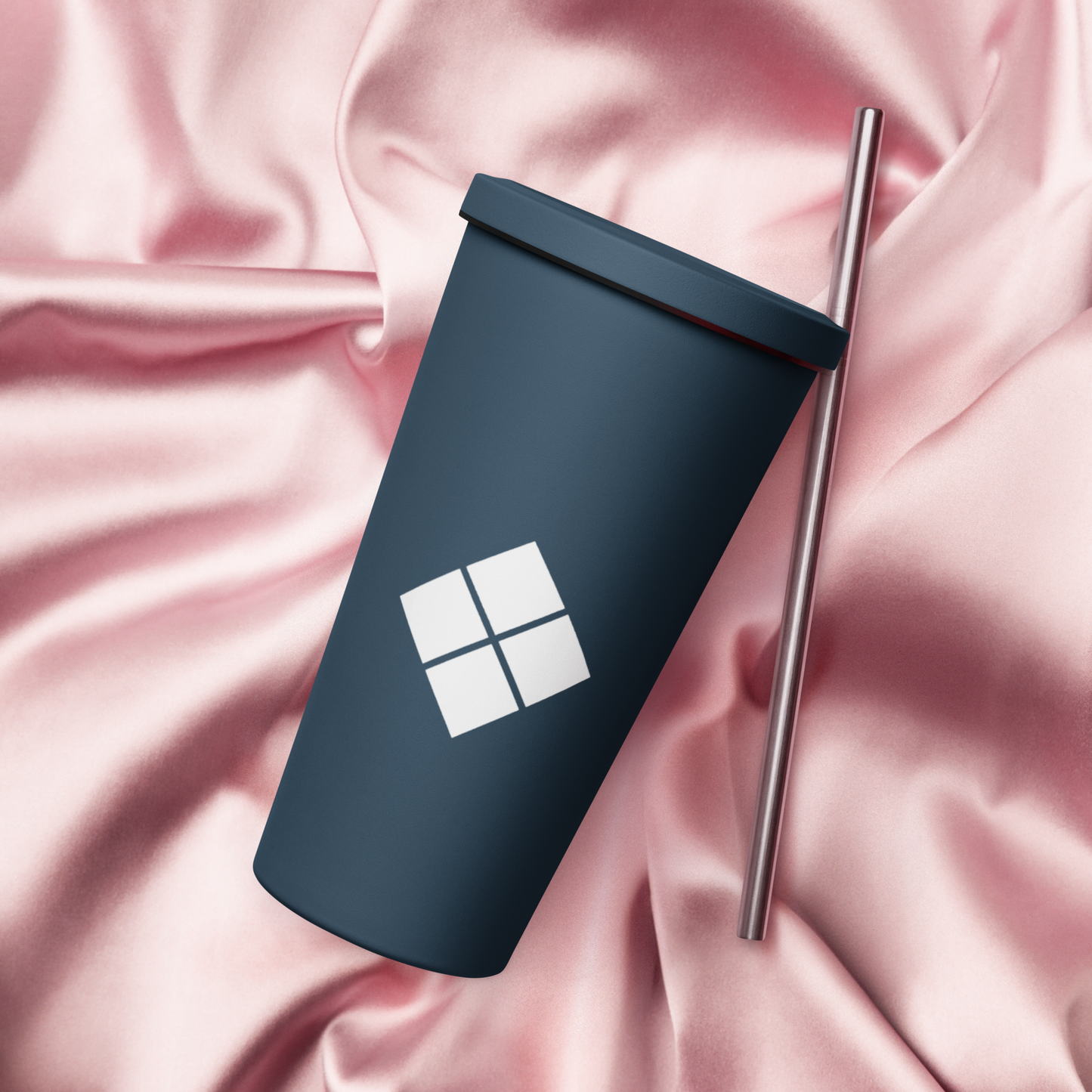 Jester and Diamonds Icon Tumbler With Straw