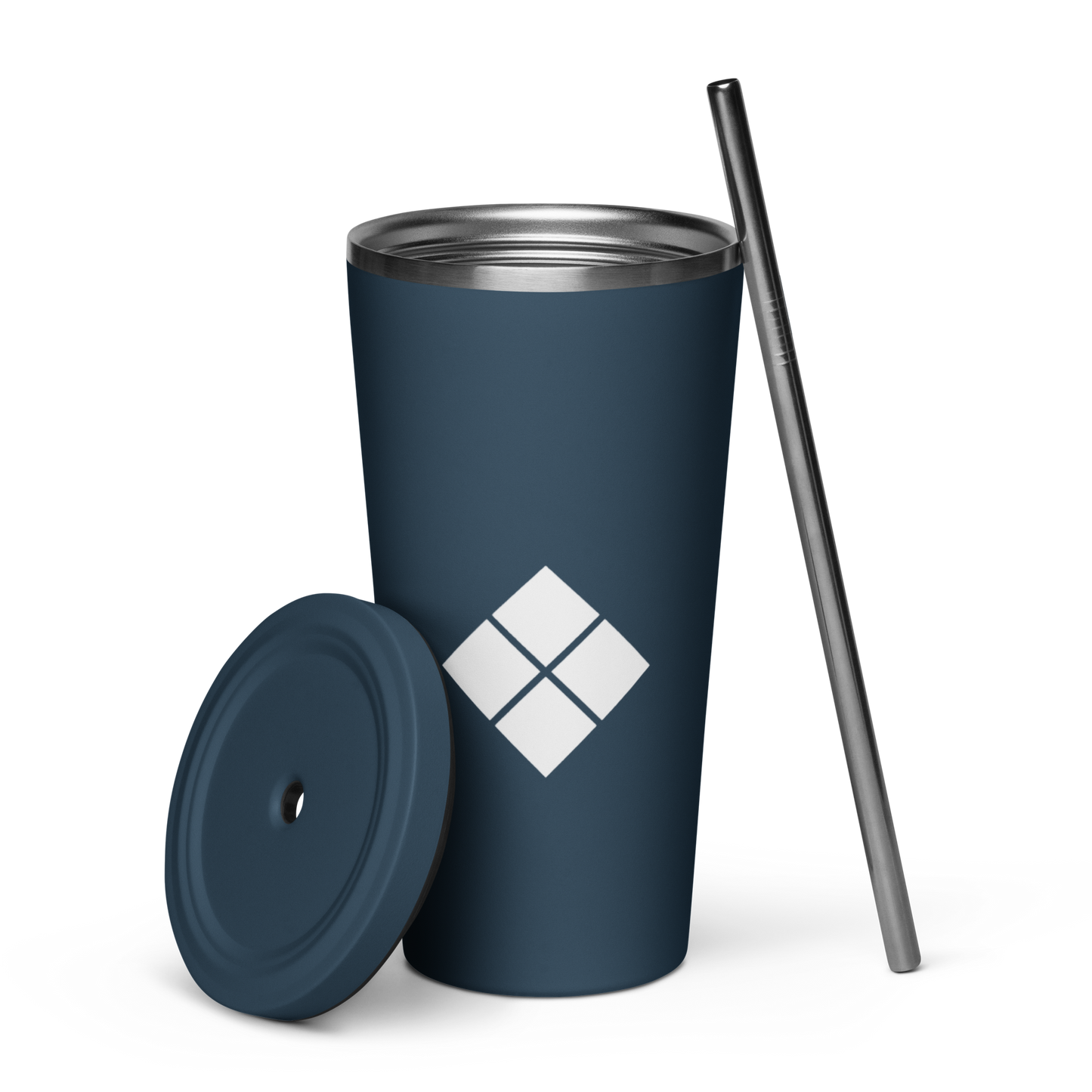 Jester and Diamonds Icon Tumbler With Straw