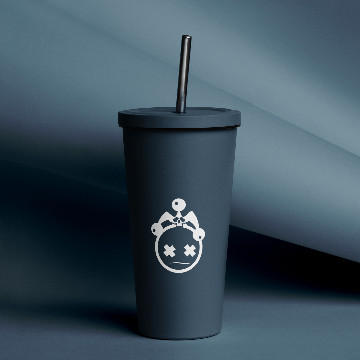 Jester and Diamonds Icon Tumbler With Straw