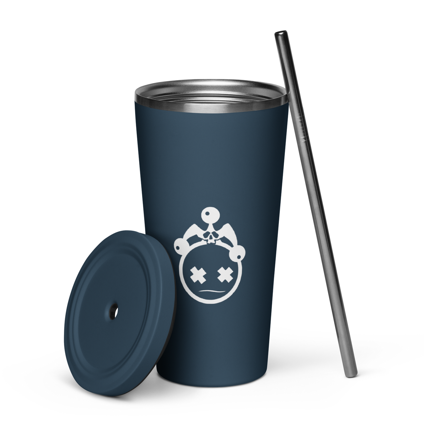Jester and Diamonds Icon Tumbler With Straw