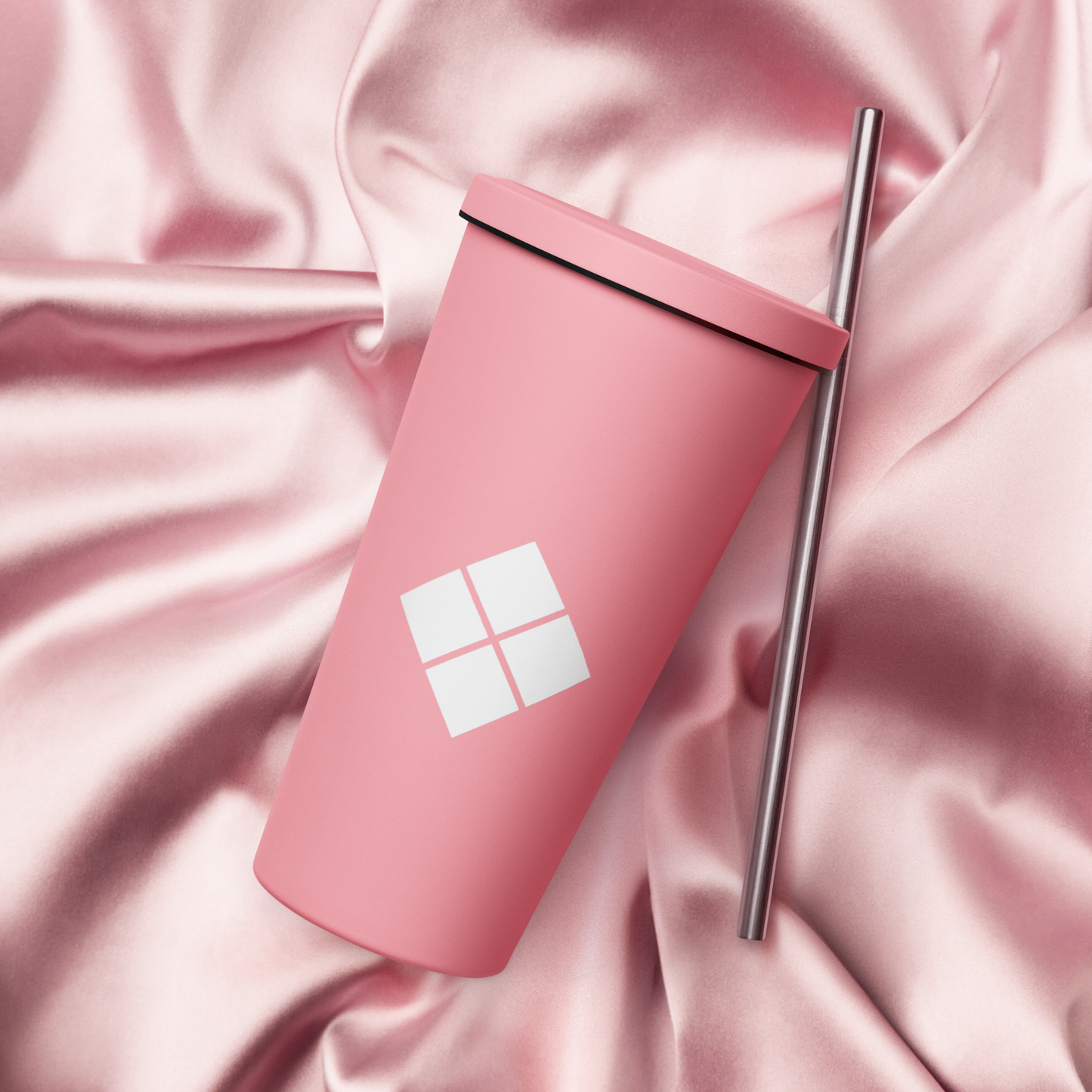 Jester and Diamonds Icon Tumbler With Straw