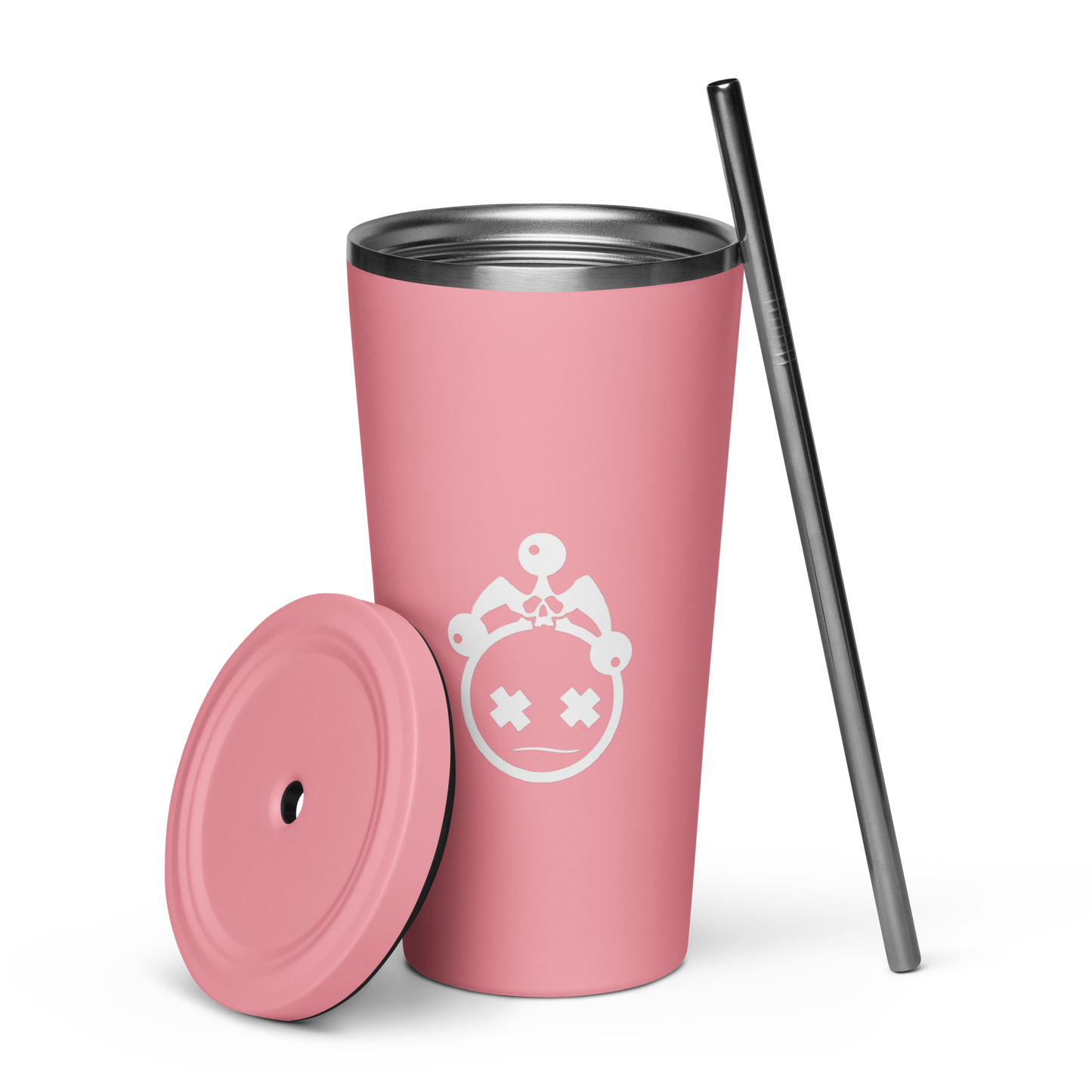 Jester and Diamonds Icon Tumbler With Straw
