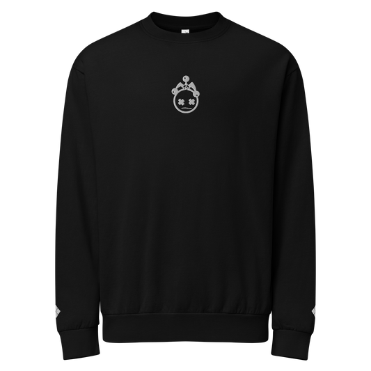 Embroidered Jester Head Urban Sweatshirt (Centered)