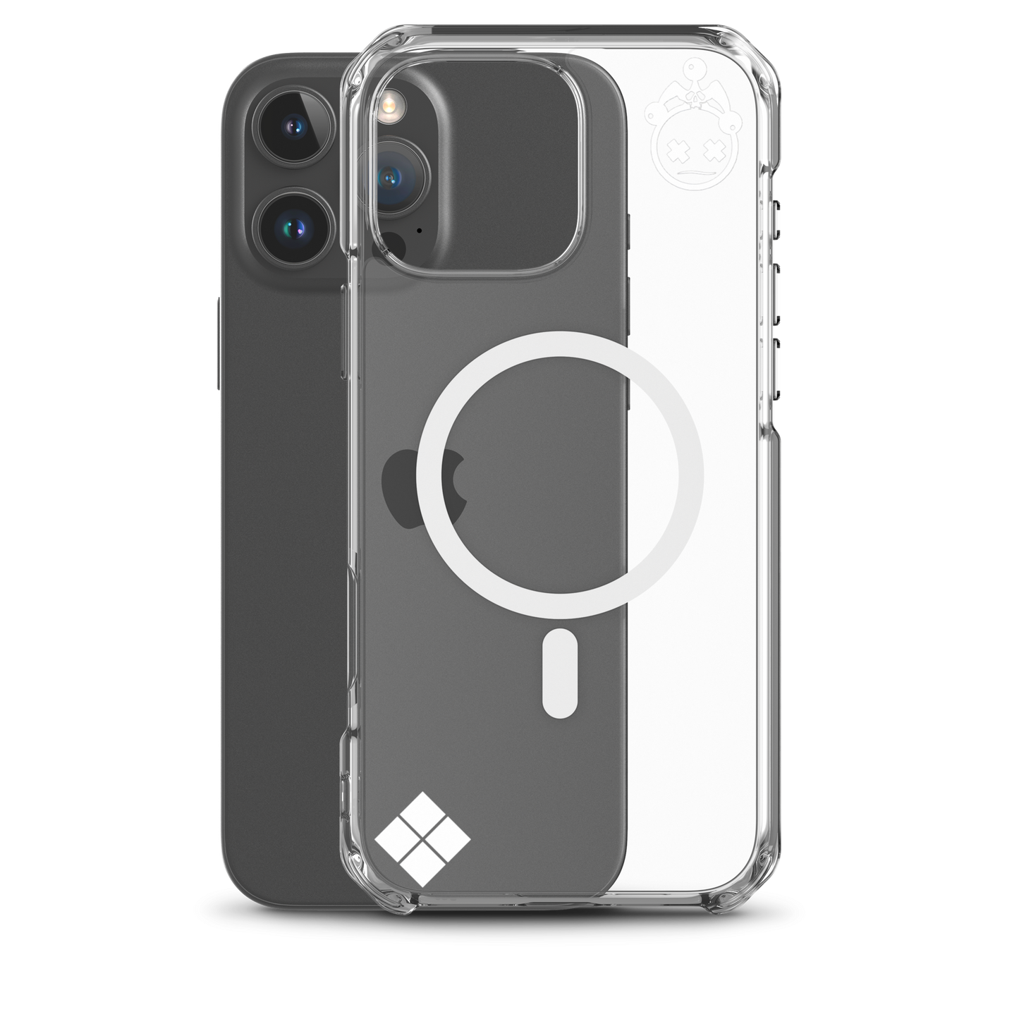Jester and Diamonds Icon MagSafe® clear case for iPhone®
