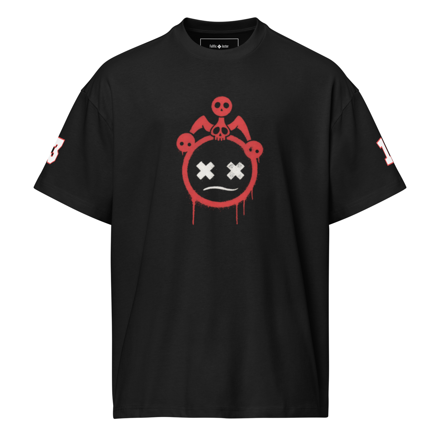 Graffiti Jester Head Box Tee