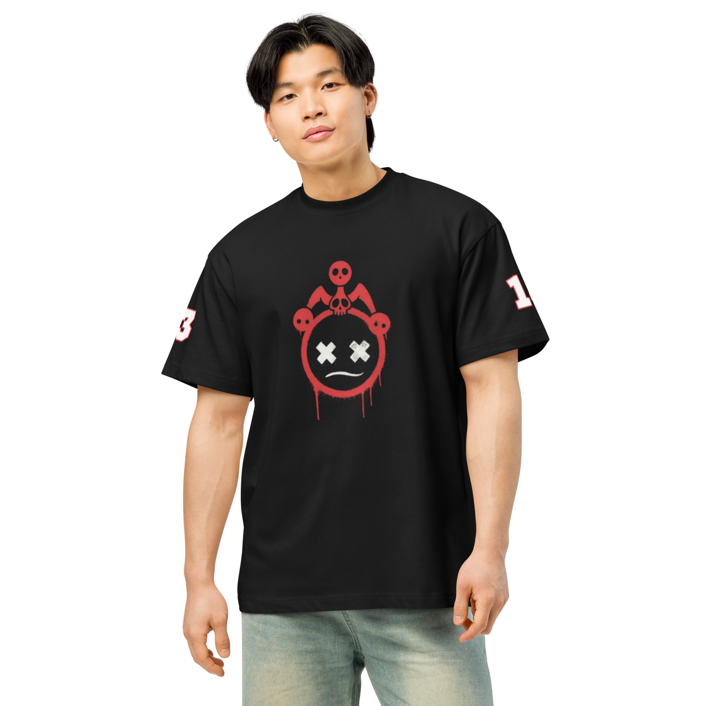 Graffiti Jester Head Box Tee