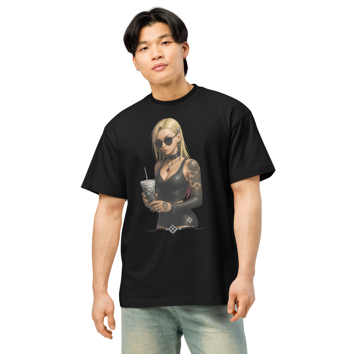 "Blonde Goth Baddie" Box Tee