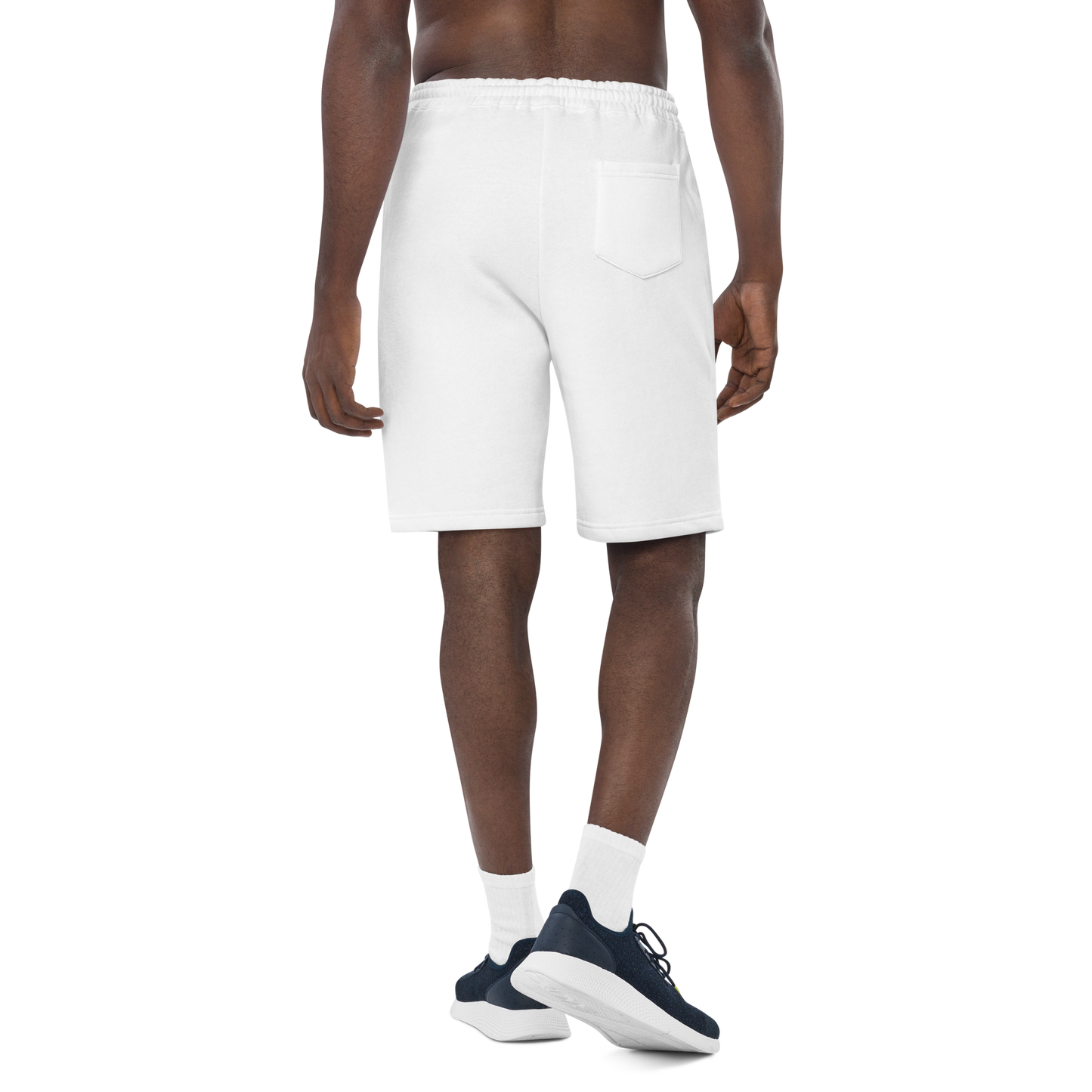 Embroidered Men's Fleece Shorts
