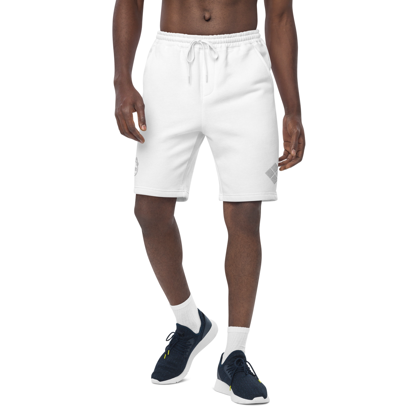 Embroidered Men's Fleece Shorts