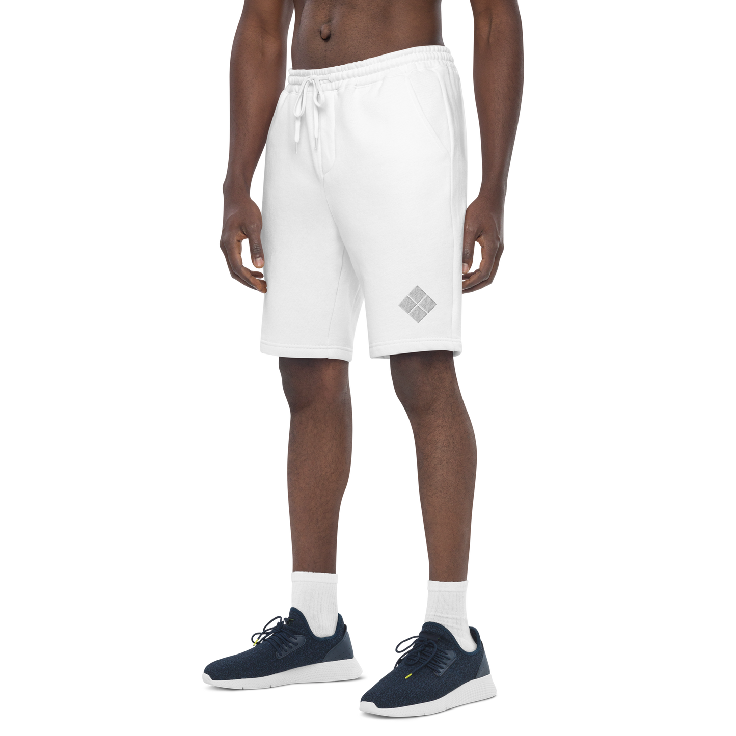 Embroidered Men's Fleece Shorts