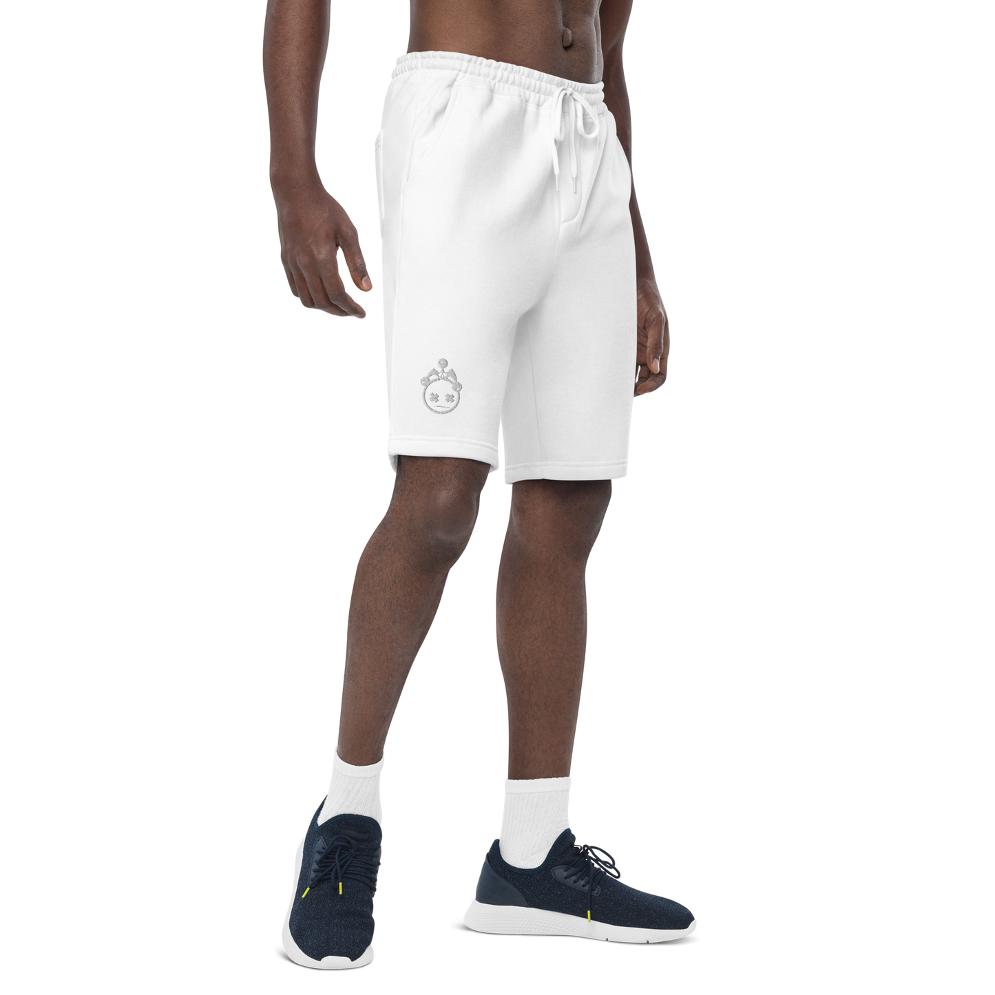 Embroidered Men's Fleece Shorts