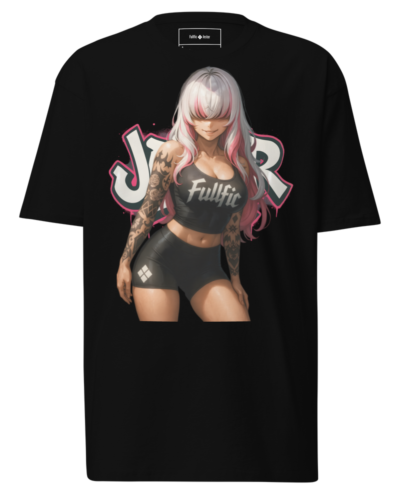 "Pink Haired Gym Baddie" Heavyweight Tee