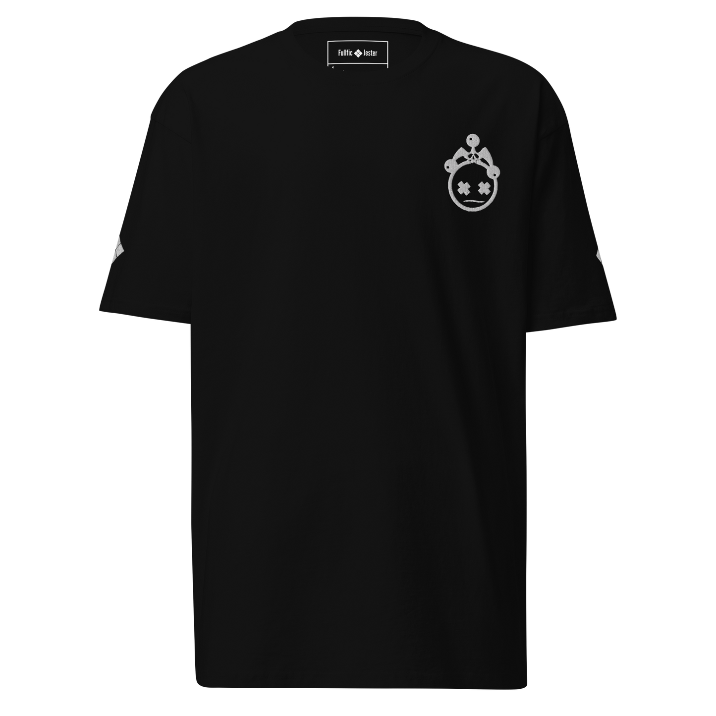 Embroidered Jester Head and Diamonds Icon Tee