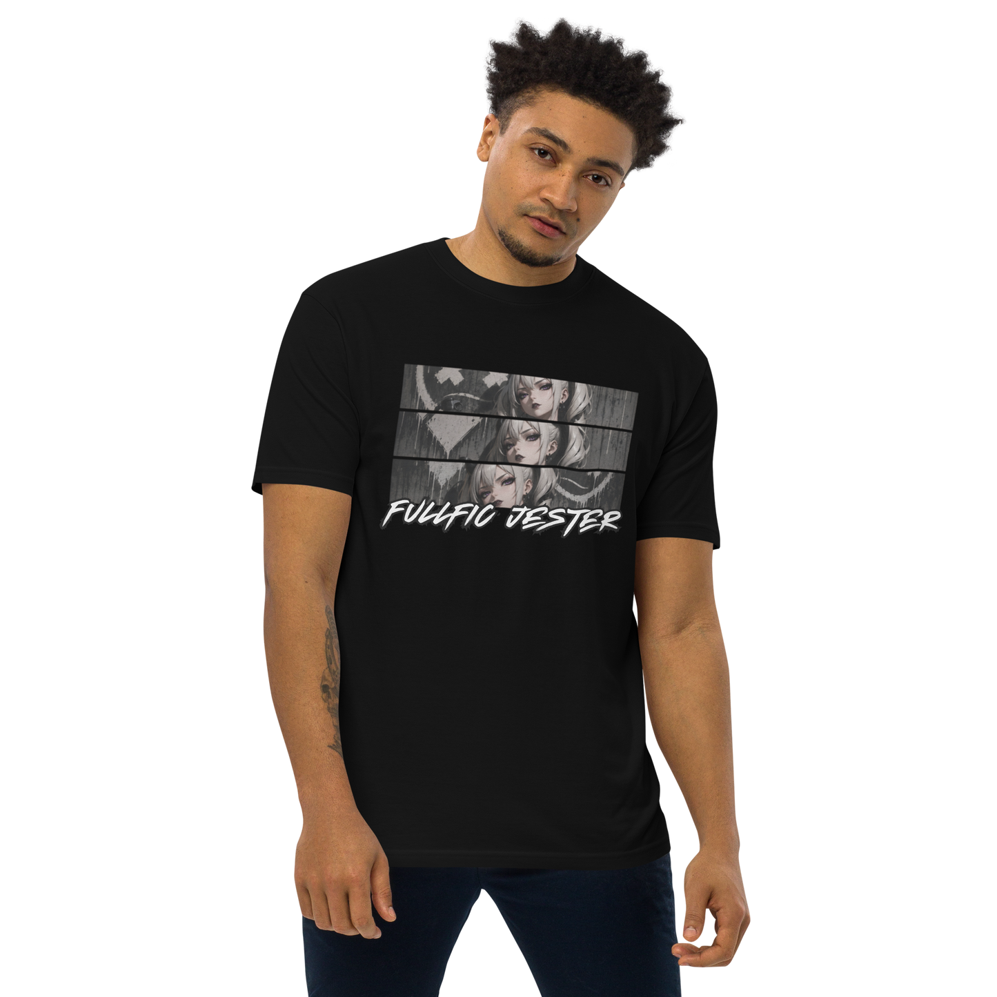 "Graffiti Baddie" Panel Heavyweight Tee