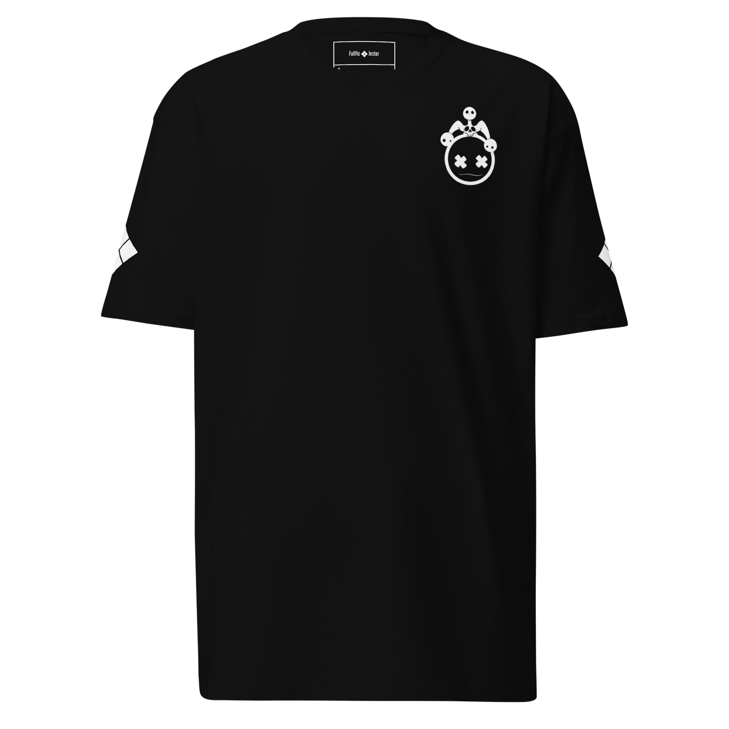 Printed Jester Head With Diamonds Tee