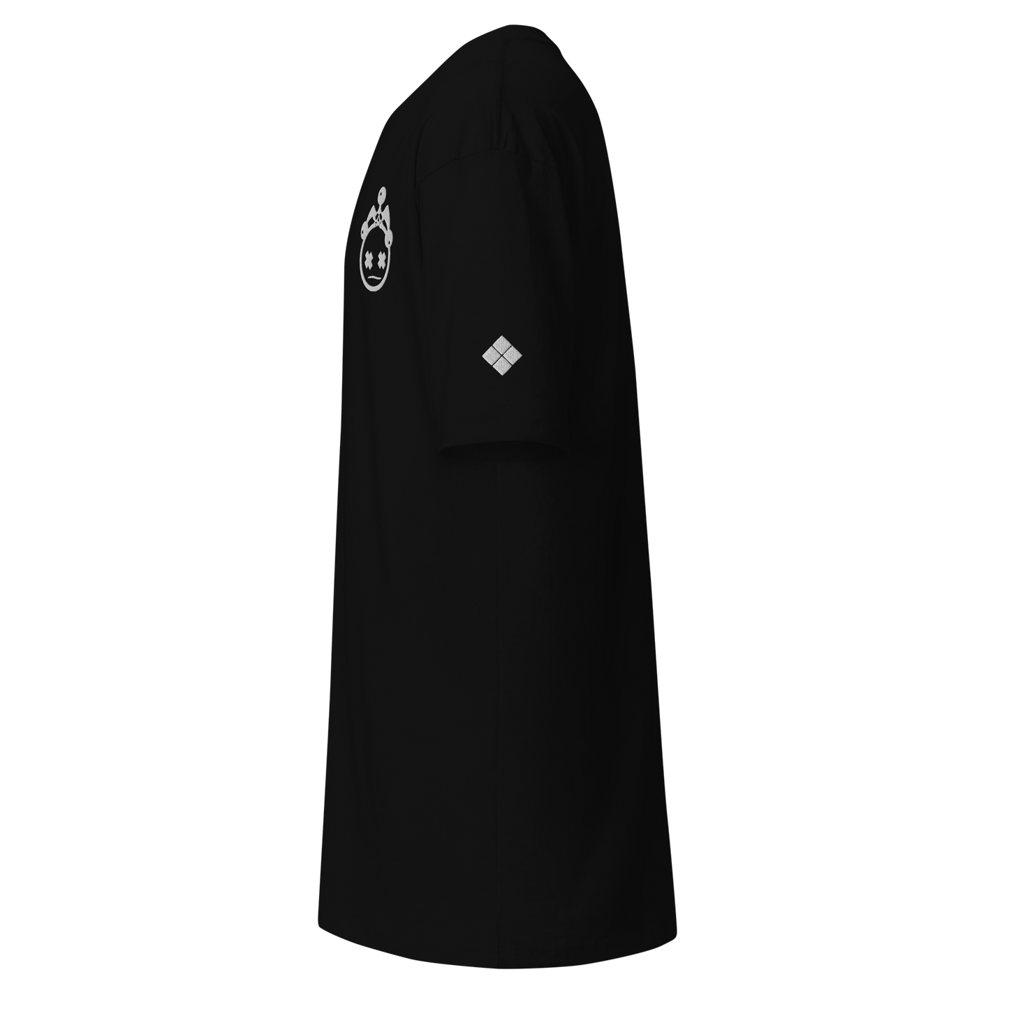 Embroidered Jester Head and Diamonds Icon Tee