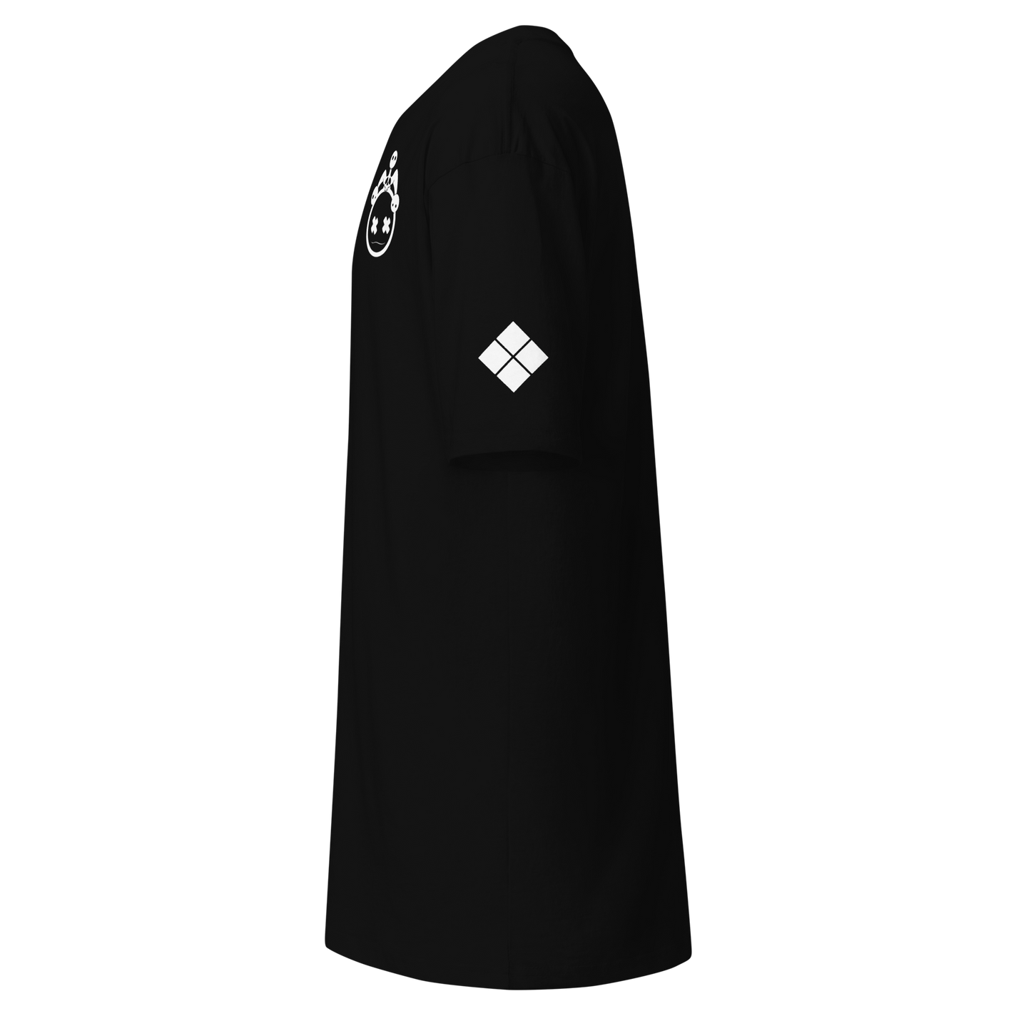 Printed Jester Head With Diamonds Tee