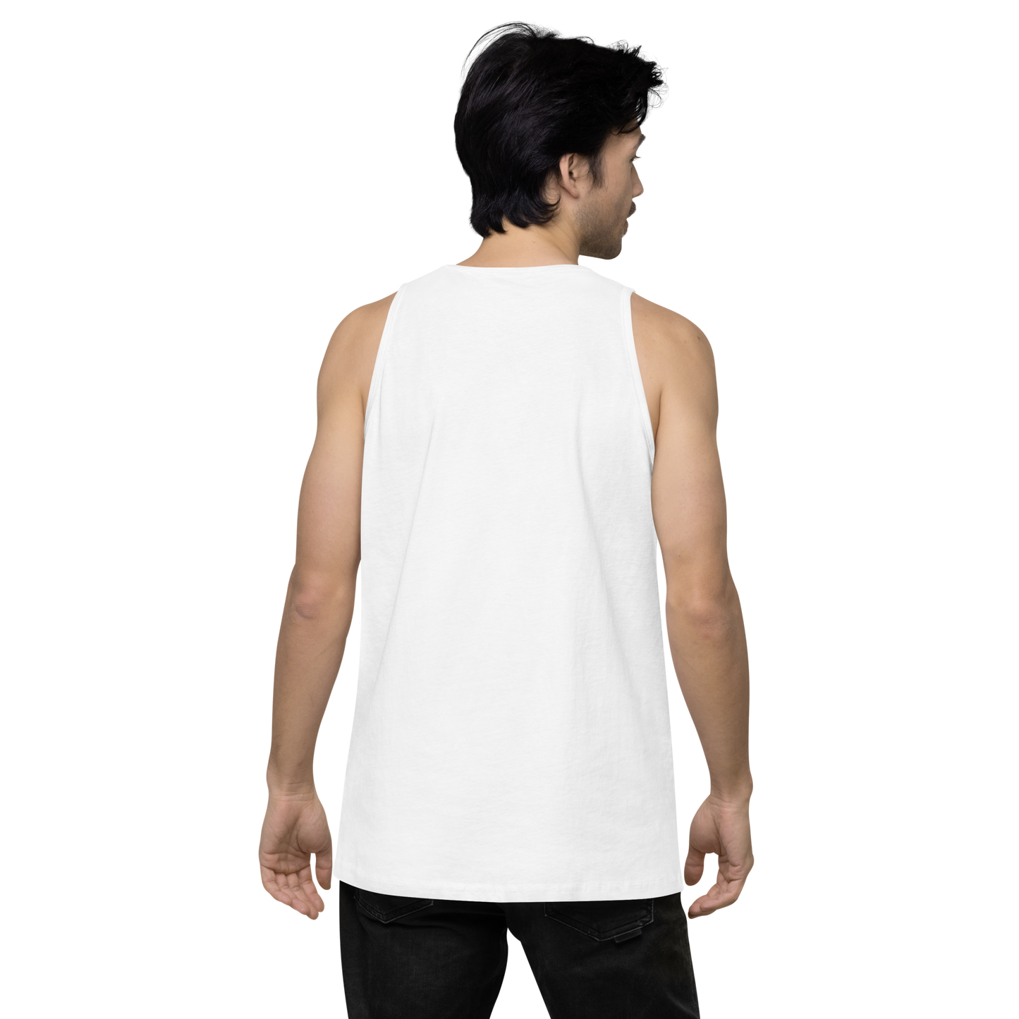 Skull & Bones (White) Premium Tank Top