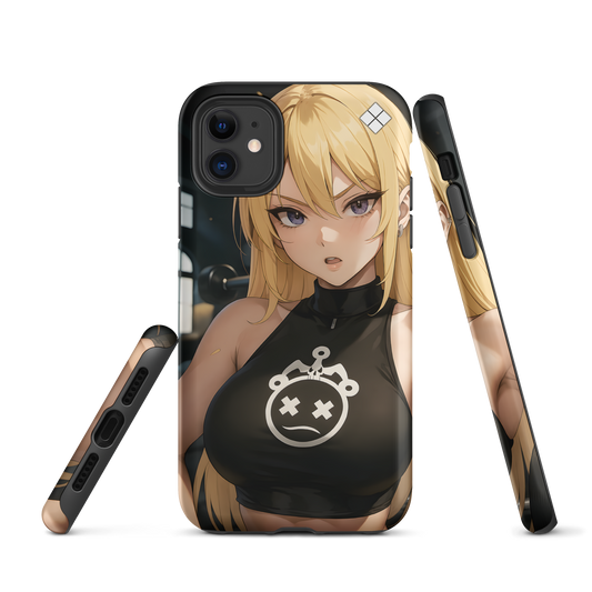 "Blonde Gym Baddie" Tough Case for iPhone®