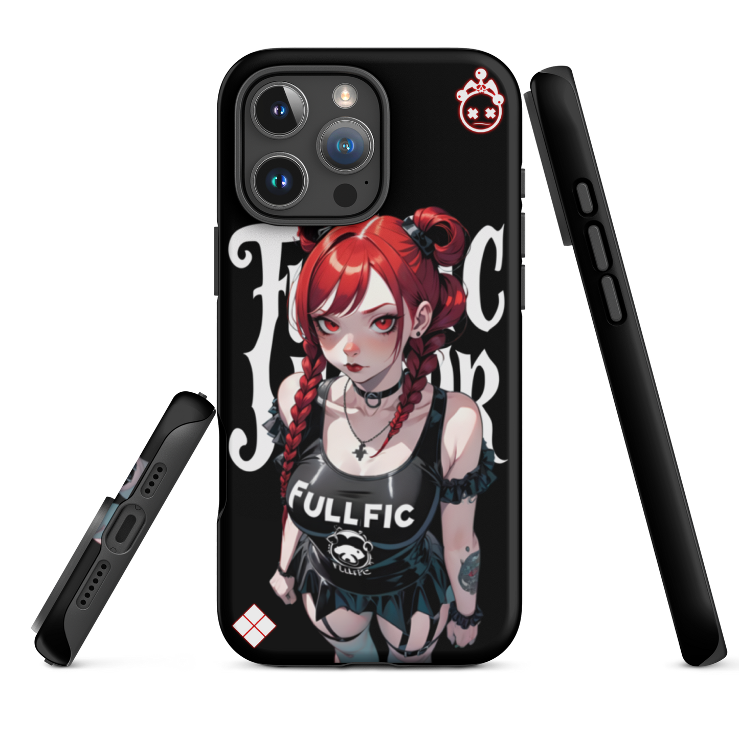 "Red-Head Goth Baddie" Tough Case for iPhone®