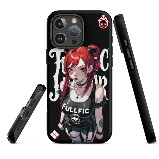 "Red-Head Goth Baddie" Tough Case for iPhone®