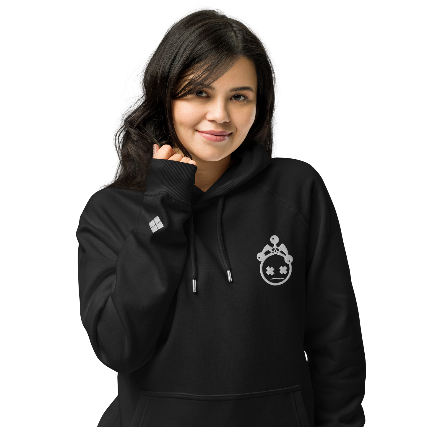 Embroidered Jester Head Unisex Hoodie