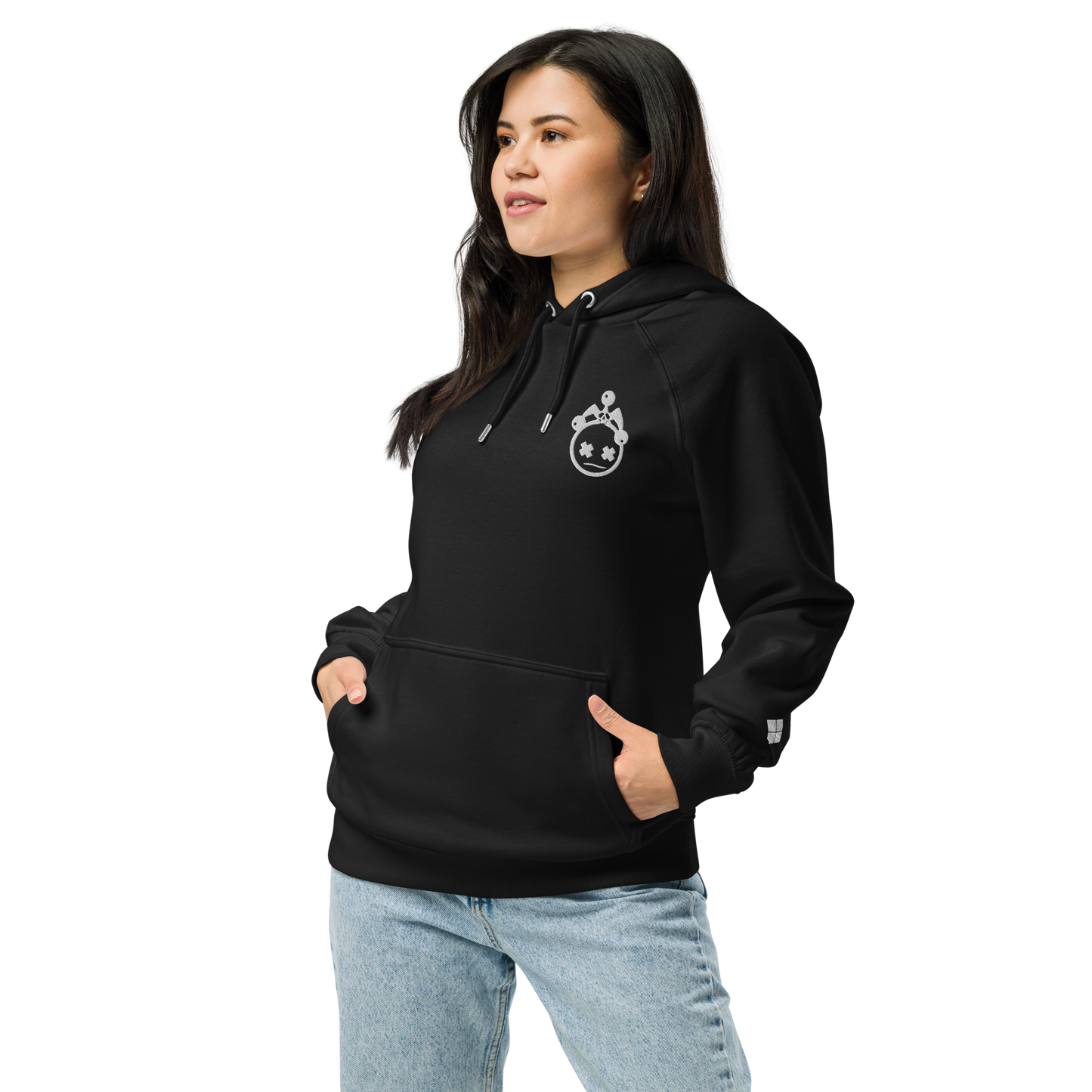 Embroidered Jester Head Unisex Hoodie