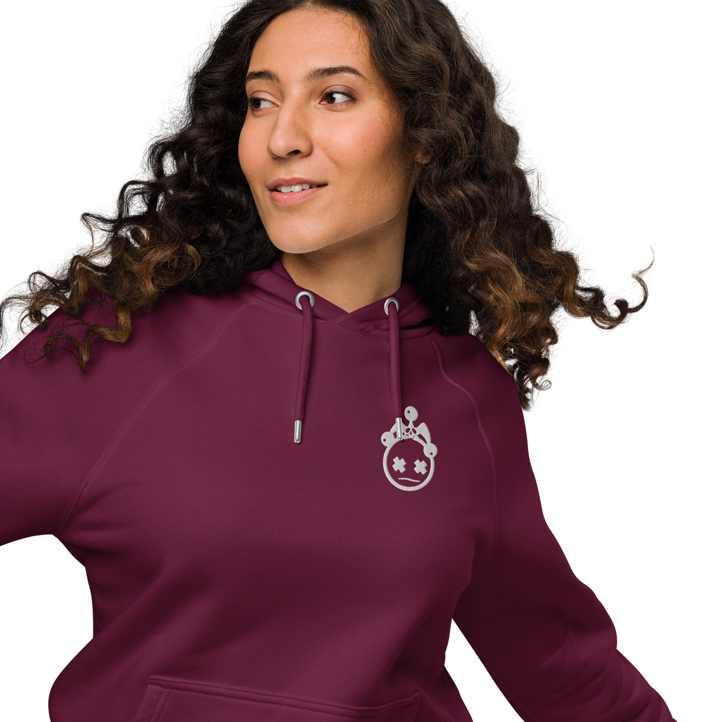 Embroidered Jester Head Unisex Hoodie