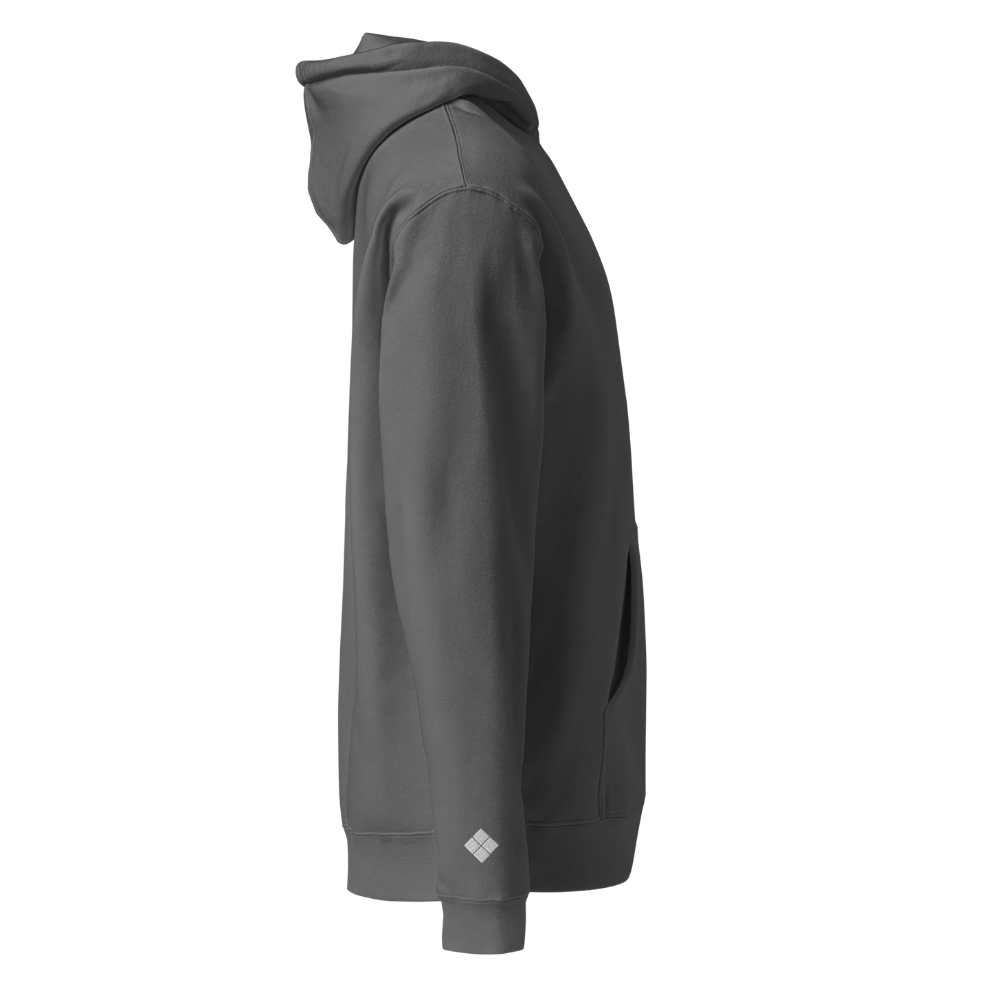 Embroidered Black Camo Heavyweight Hoodie