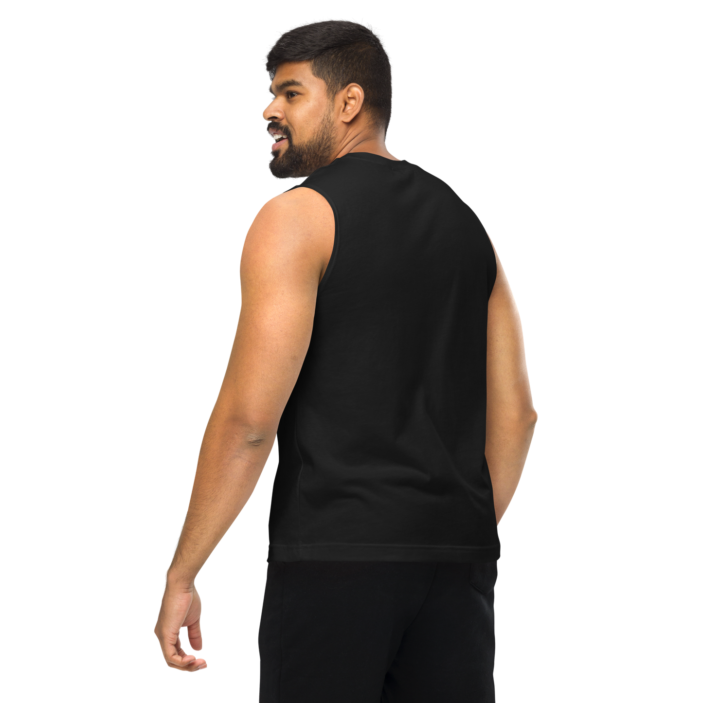 Embroidered Muscle Shirt