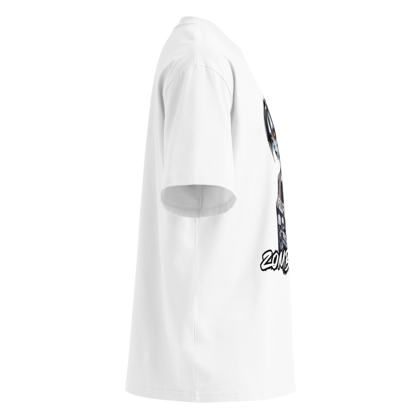 "Zombitch" Oversized High Neck T-shirt