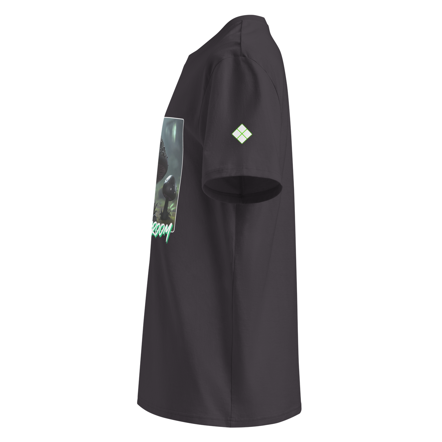 "Gloom-Shroom" Ribbed Neck T-shirt