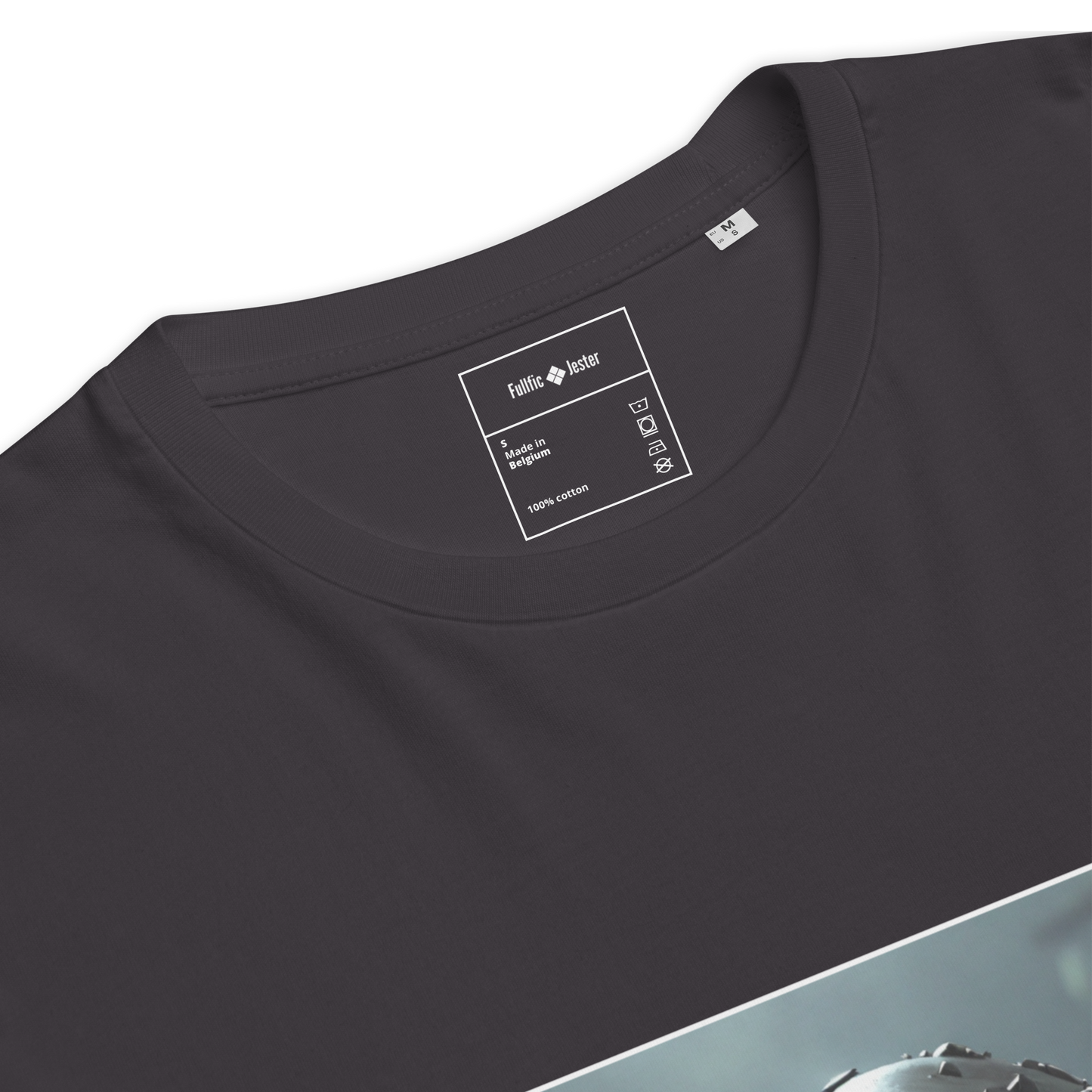 "Gloom-Shroom" Ribbed Neck T-shirt