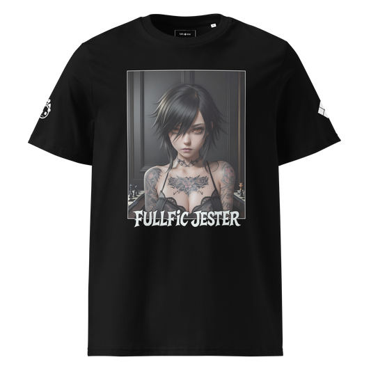 "High-Def Goth Baddie" Ribbed Neck T-shirt