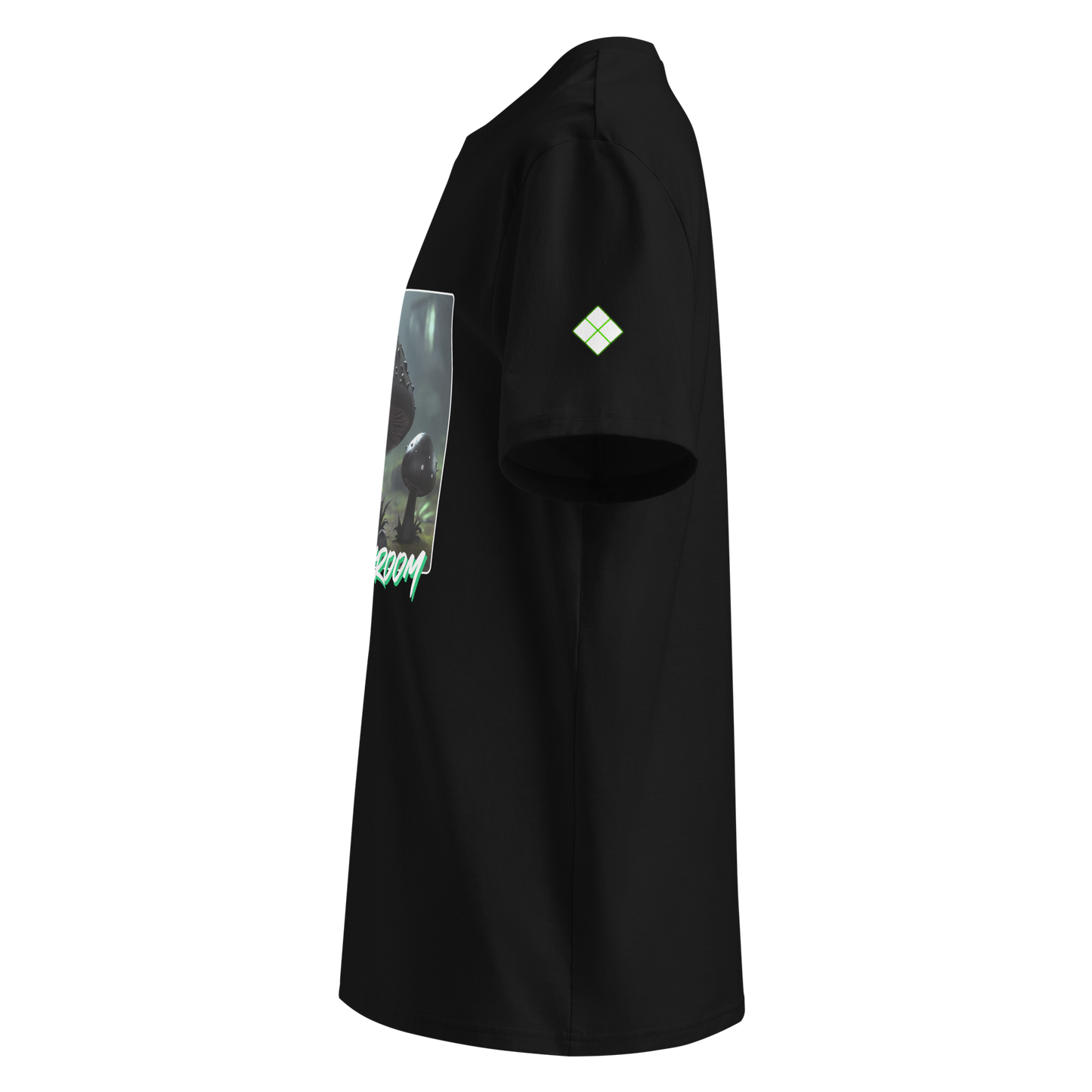 "Gloom-Shroom" Ribbed Neck T-shirt