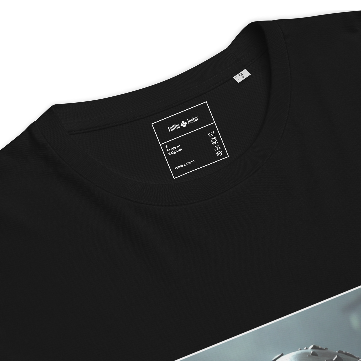 "Gloom-Shroom" Ribbed Neck T-shirt