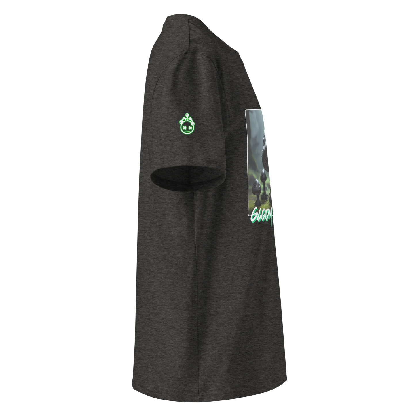 "Gloom-Shroom" Ribbed Neck T-shirt
