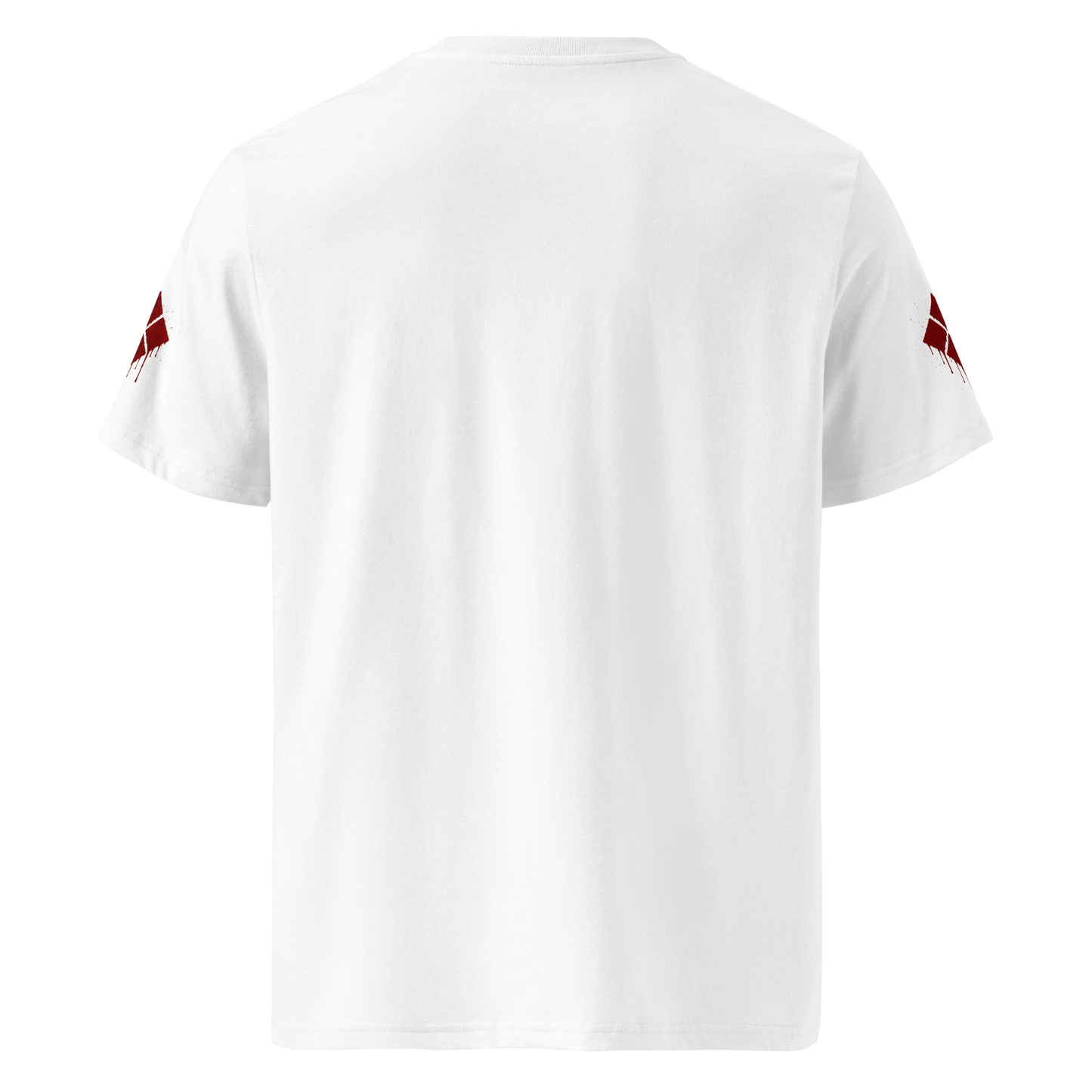 Blood Drip Ribbed Neck T-shirt